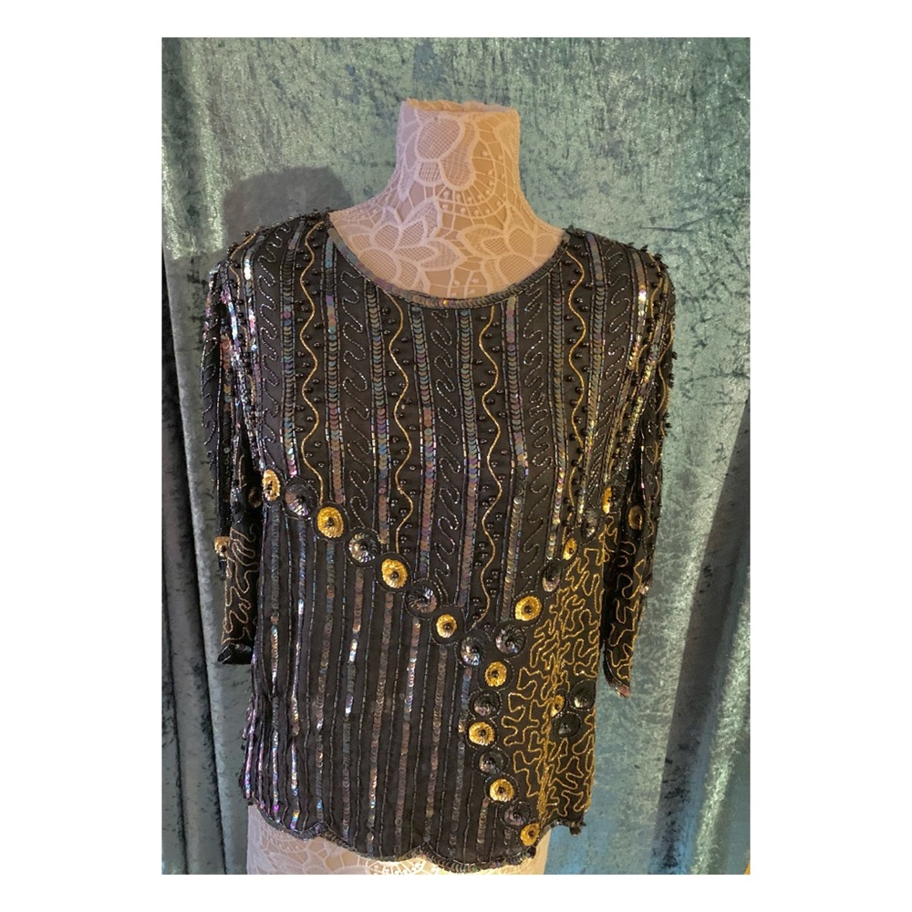Sequence/Beaded Blouse - image 1